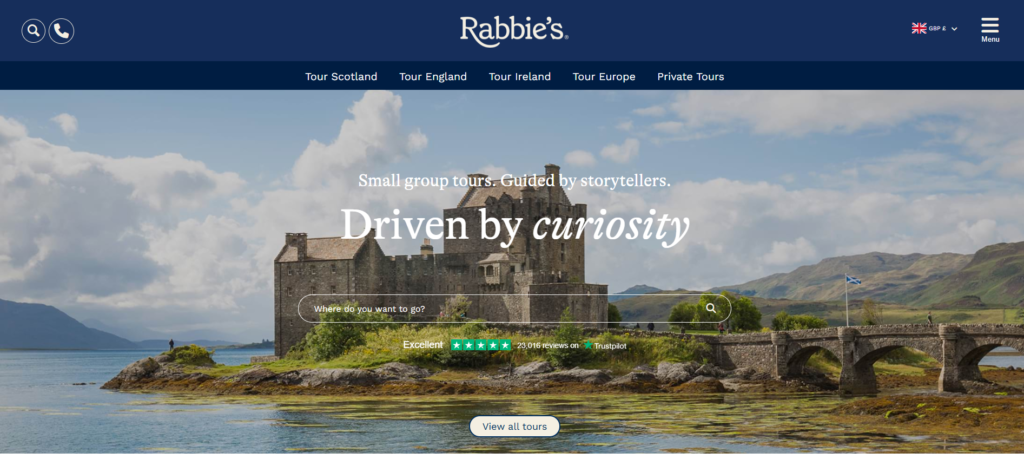 8. Rabbie’s Tours