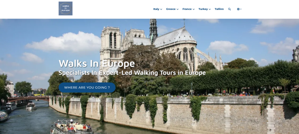 9. Walking Tours of Europe